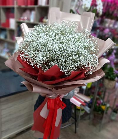 Букет цветов из: Гипсофила в Верхнеднепровском