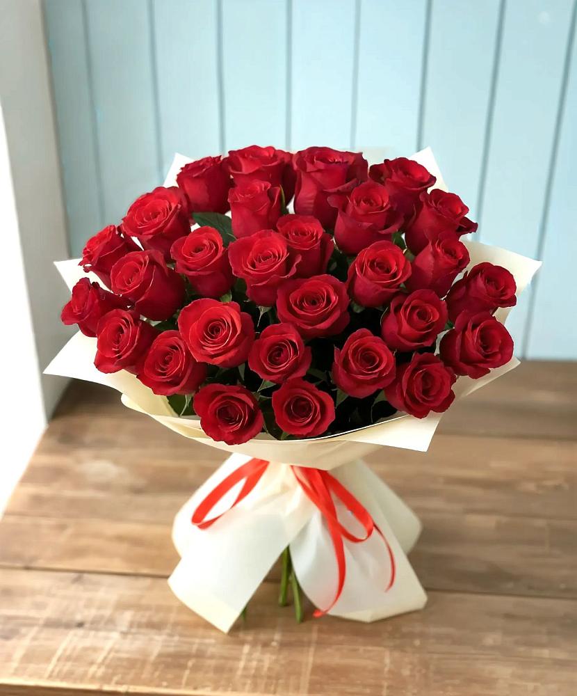 Букет 29 Красных роз в Верхнеднепровском