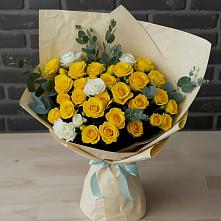 Букет цветов из:  Розы #REPLACE_PRED# Верхнеднепровском