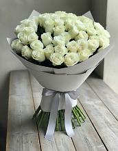 Букет 35 Белых роз в Верхнеднепровском