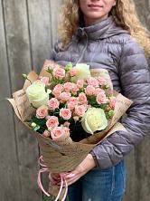 Букет цветов из:  Розы в Верхнеднепровском