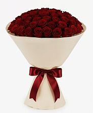Букет 101 Бордовая роза Блэк Бакарра в Верхнеднепровском