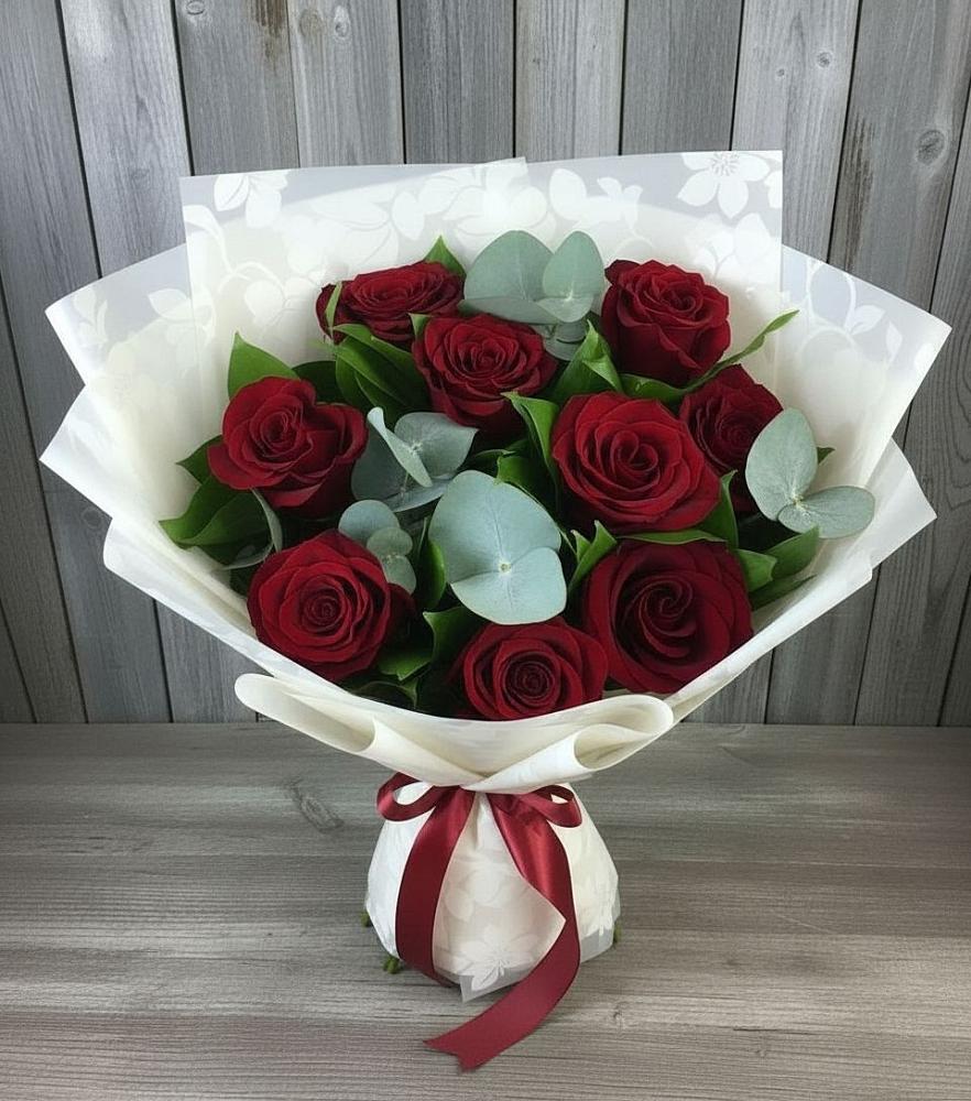 Букет цветов из: Розы в Верхнеднепровском