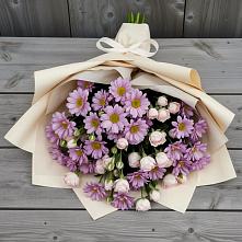 Букет цветов из:  Розы и Хризантемы в Верхнеднепровском