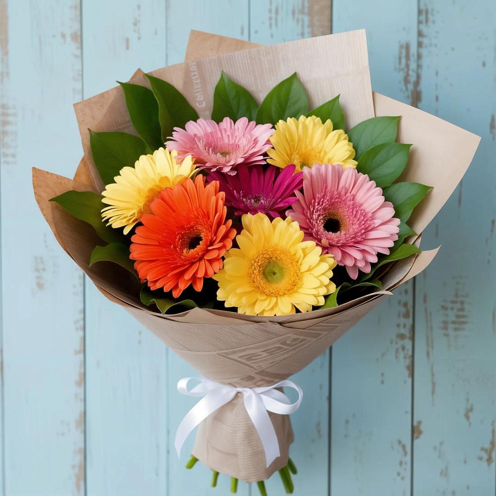 Букет цветов из: Герберы в Верхнеднепровском