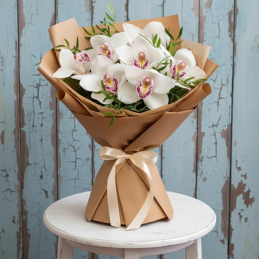 Букет цветов из: Орхидеи и Розы в Верхнеднепровском