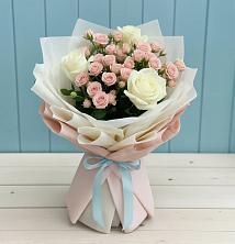 Букет цветов из:  Розы в Верхнеднепровском