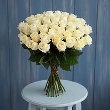 Букет 51 Белая роза Эдлесс Лав #REPLACE_PRED# Верхнеднепровском