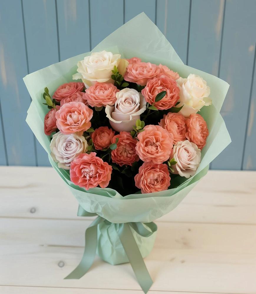 Букет цветов из: Розы в Верхнеднепровском