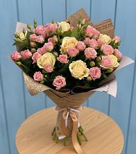 Букет цветов из:  Розы в Верхнеднепровском