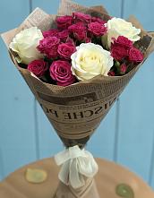 Букет цветов из:  Розы в Верхнеднепровском