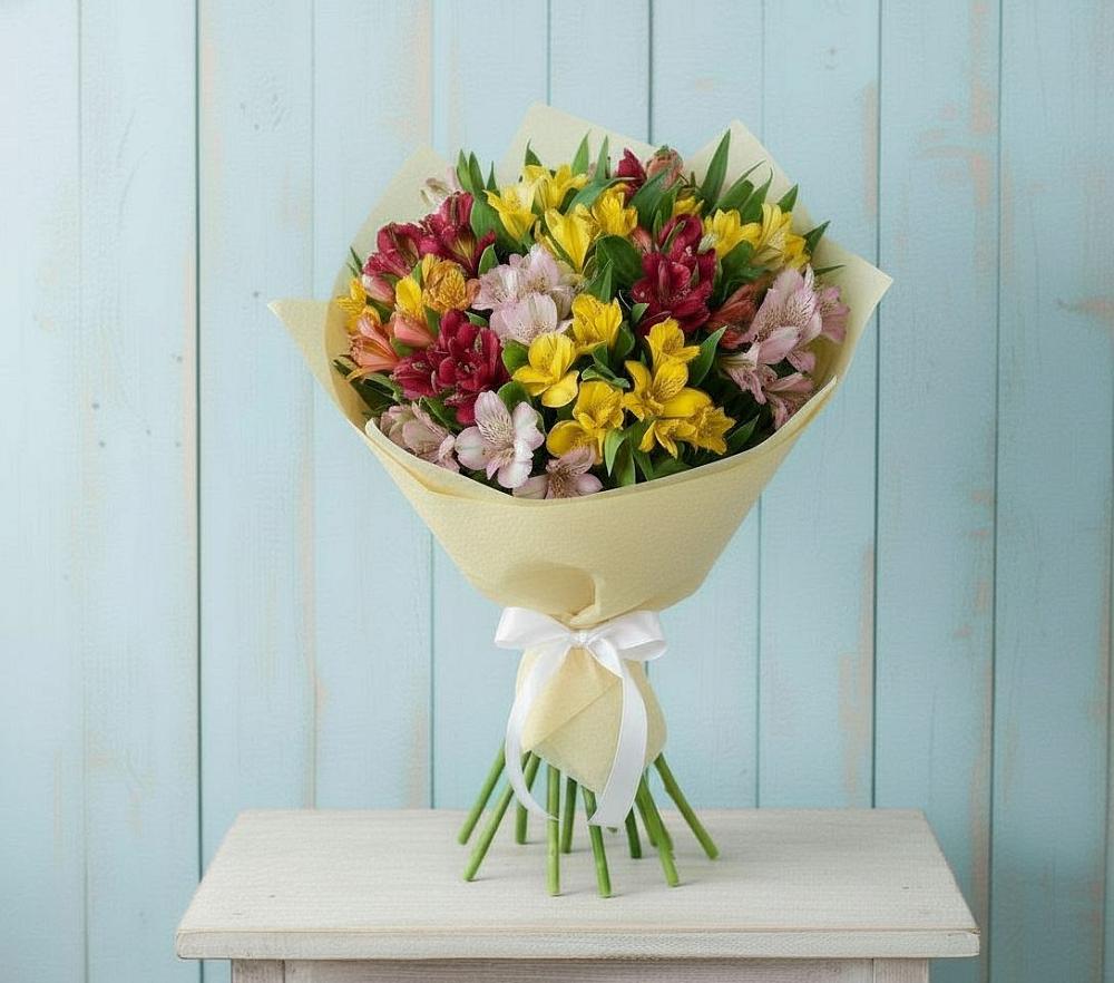 Букет цветов из: Альстромерии в Верхнеднепровском