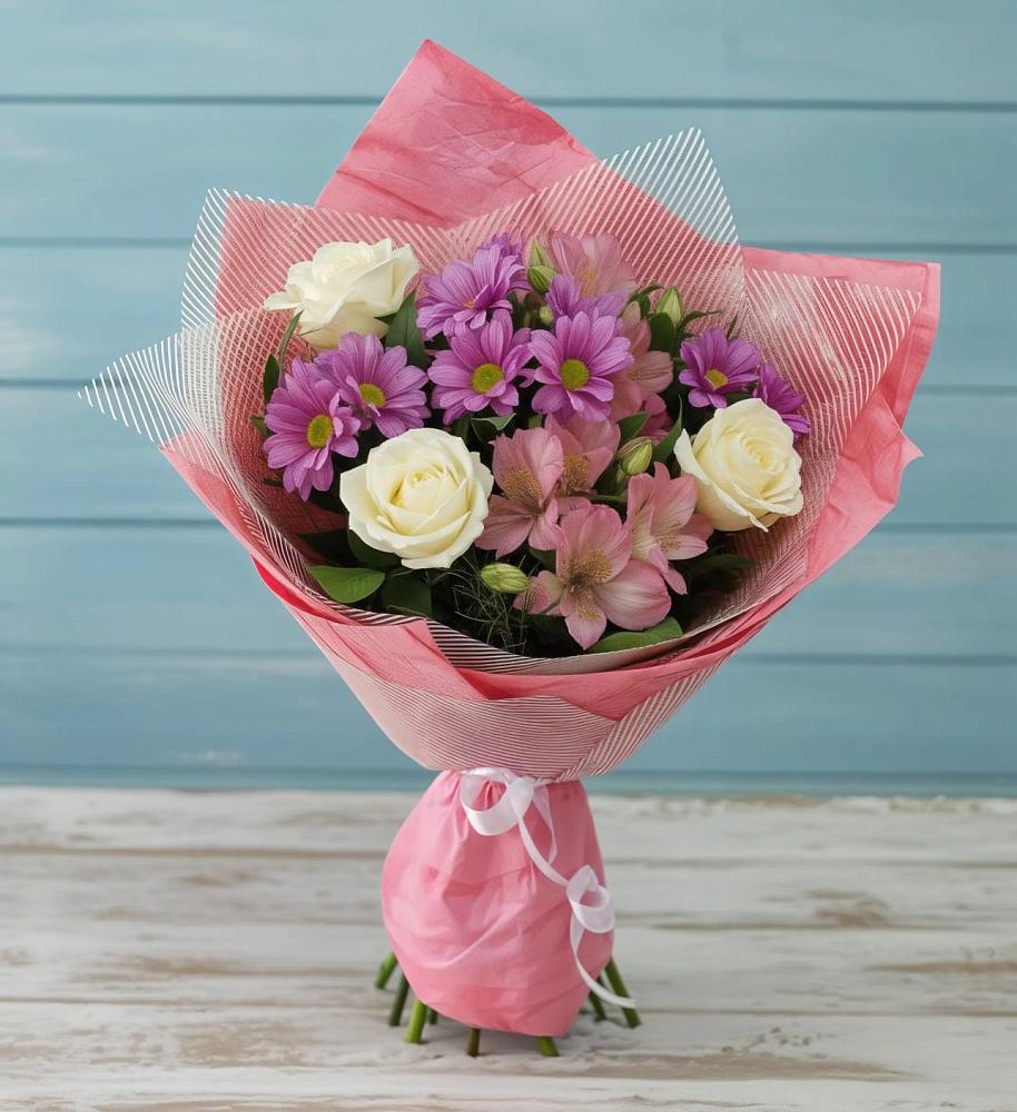 Букет цветов из: Герберы в Верхнеднепровском