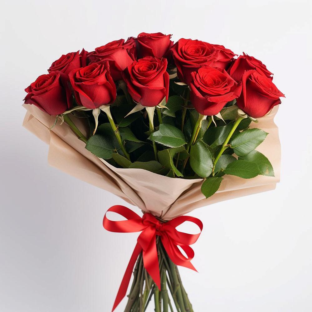 Букет 11 Красных роз Эдлесс Лав в Верхнеднепровском