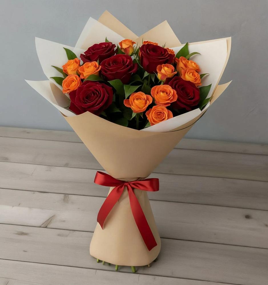 Букет Любовь и восторг в Верхнеднепровском