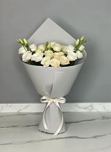 Букет цветов из:  Розы и Лизиантусы #REPLACE_PRED# Верхнеднепровском